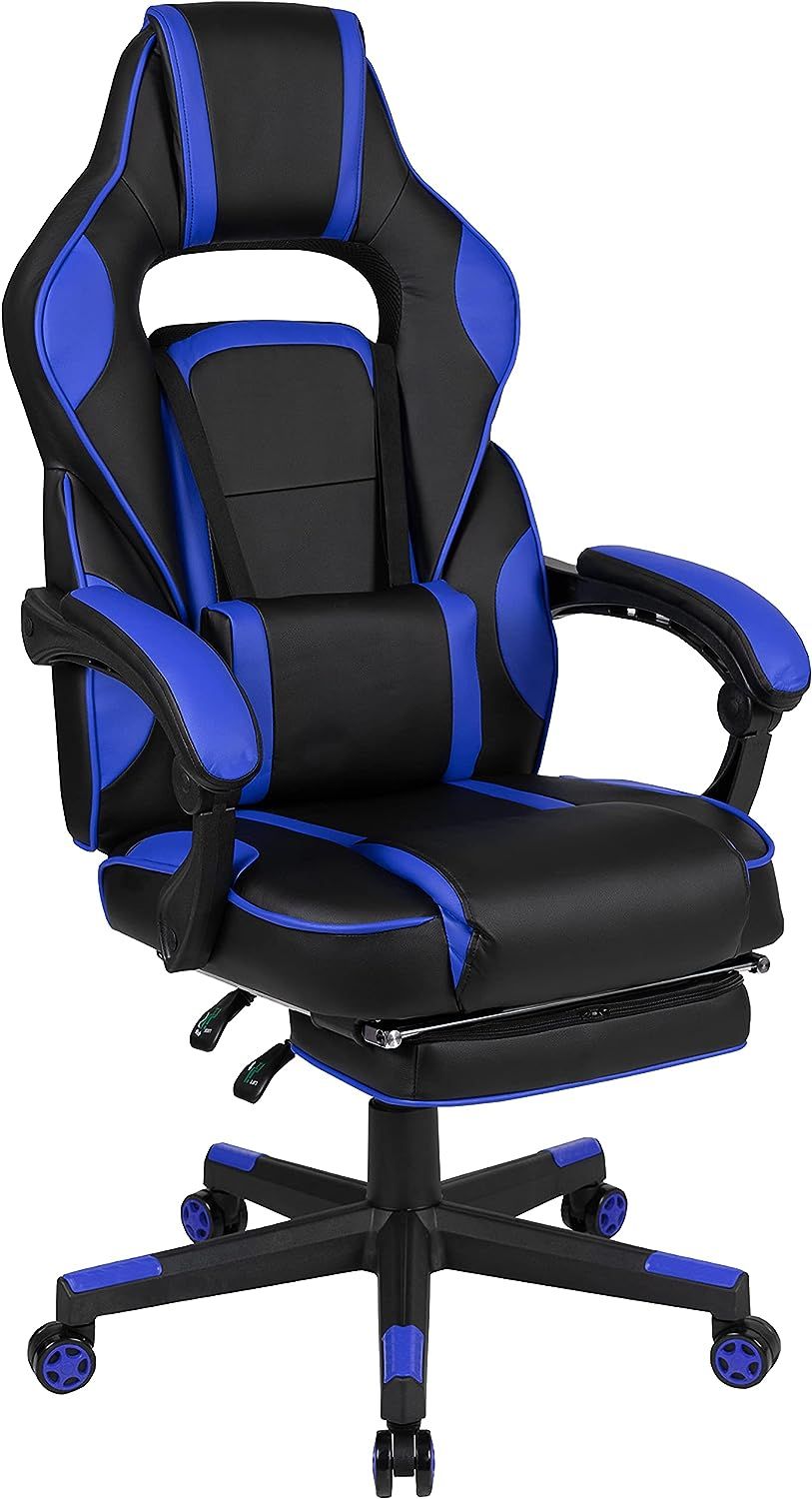 Flash Furniture X40 Gaming Chair Racing Ergonomic Computer Chair with Fully Reclining Back/Arms, ... | Amazon (US)