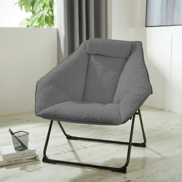 Urban Shop Hex Saucer Chair, Multiple Colors | Walmart (US)