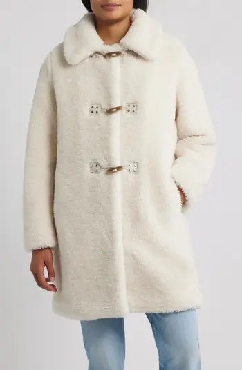 Faux Fur Toggle Coat | Nordstrom