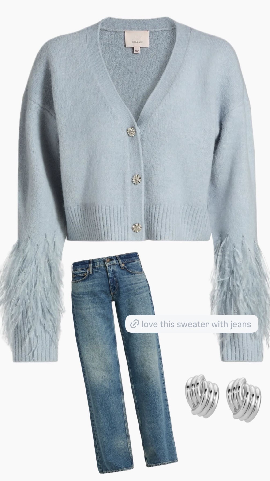 Saks Fifth Ave on sale! Save almost $100 on this gorgeous feather sweater!

#LTKootd #LTKSaleAlert #LTKSeasonal