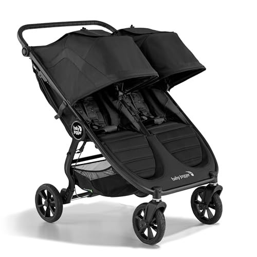 Baby Jogger® City Mini GT2 All-Terrain Side by Side Double Stroller, Twin Stroller for Newborns and Toddlers, Compatible with Britax, Cybex, Graco, and Maxi Cosi Infant Car Seats, Jet Black | Amazon (US)