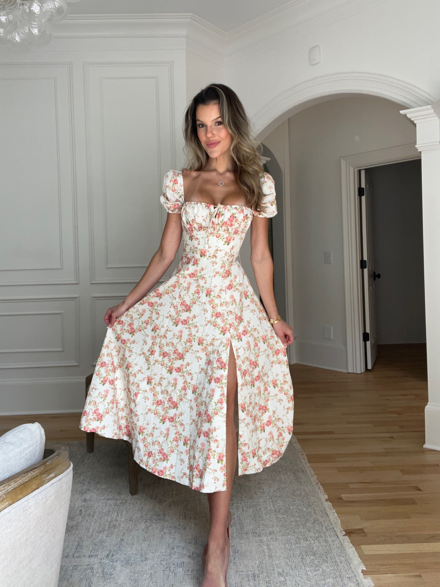 Wearing a size extra small. I am typically a size small but house of CB recommend sizing down if you want more of the snatched look. So that is what I did! 

#LTKSeasonal #LTKStyleTip