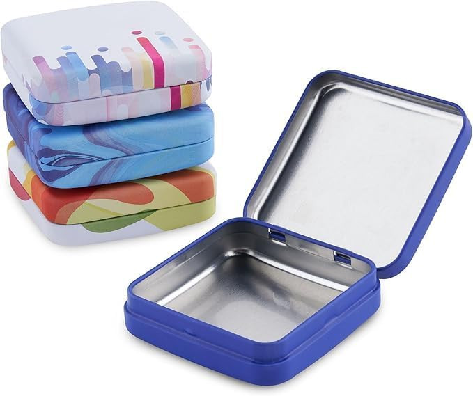 ZEISS Lens Cleaning Accessory Tin Box Containers with Hinge Lids, Pack of 4 | Amazon (US)