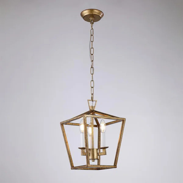 Melorse 3 - Light Lantern Geometric Pendant | Wayfair North America