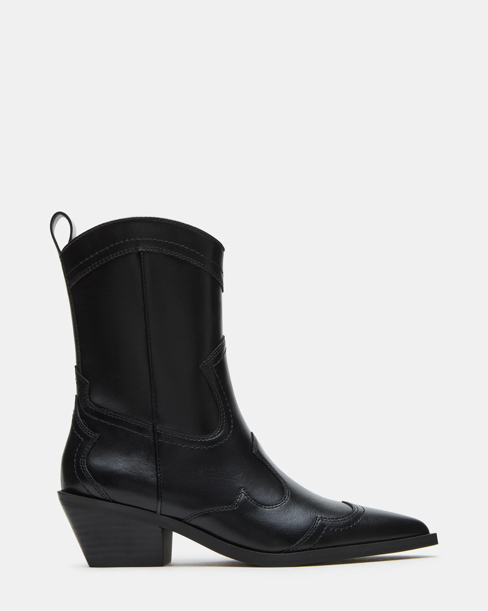 SHAYNE BLACK LEATHER | Steve Madden (Canada)
