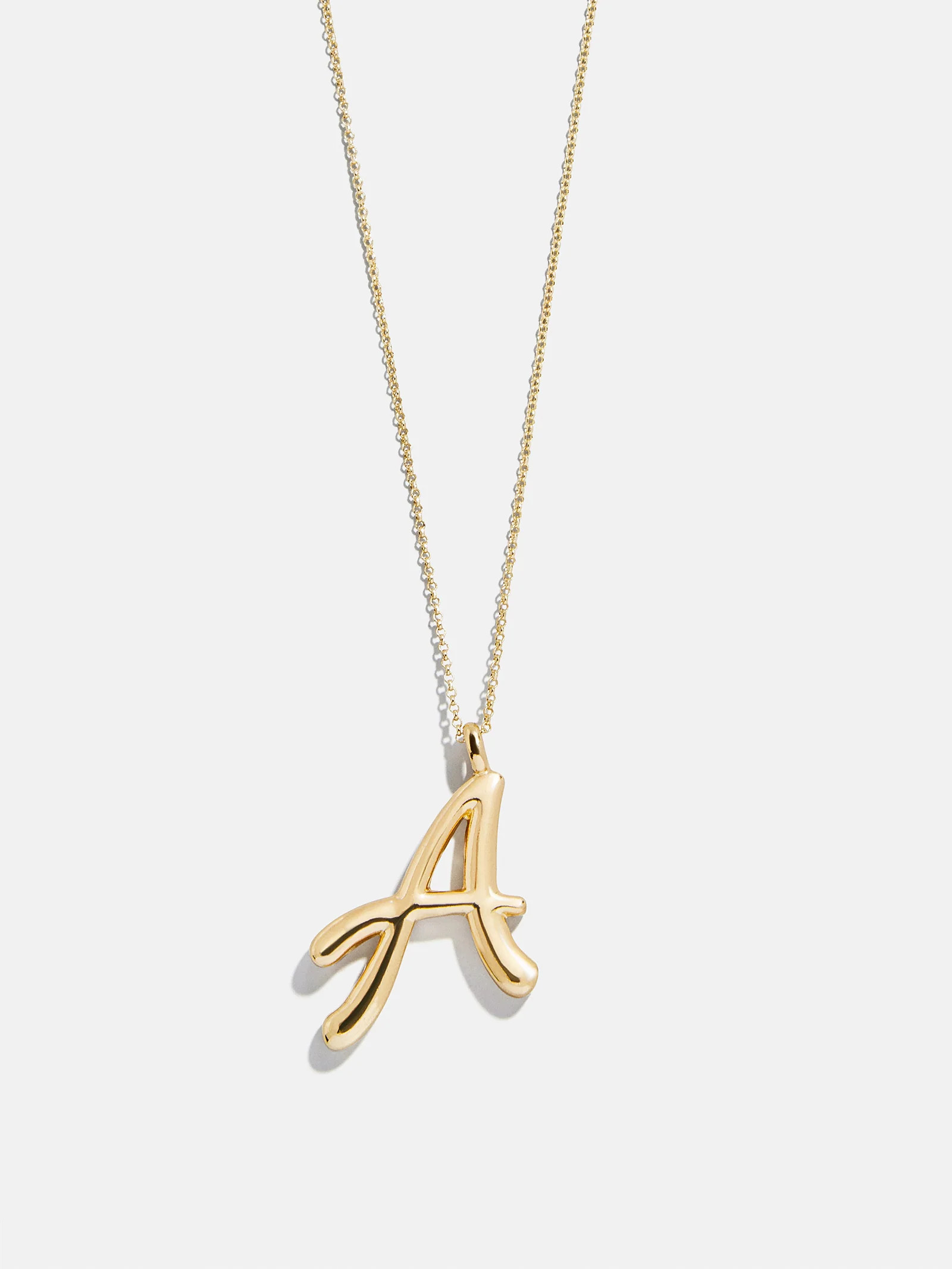 Signature Initial Necklace - Gold | BaubleBar