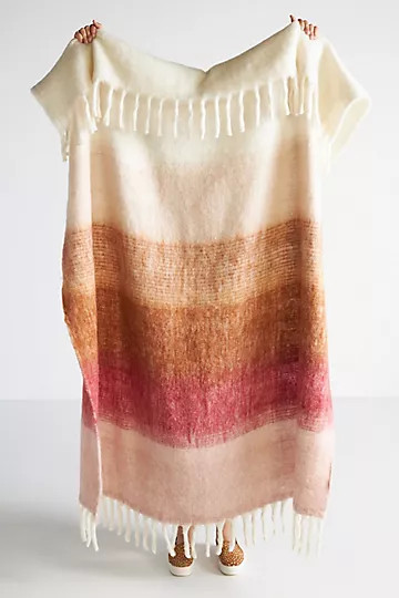 Brushed Sunset Throw Blanket | Anthropologie (US)