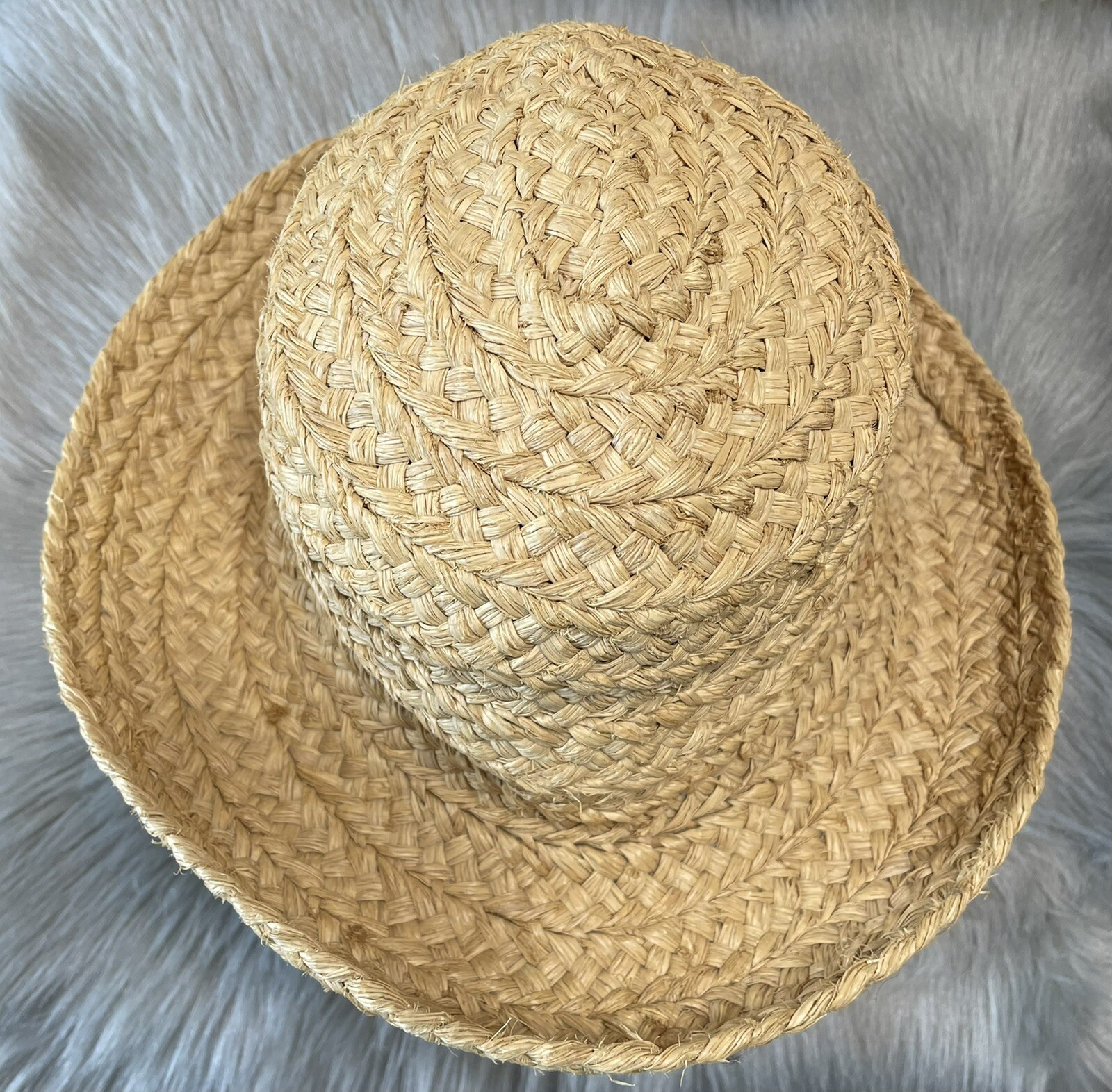 Vintage Helen Kaminski Women's 100% Raffia Handmade Straw Sun Hat Size OSFM | eBay US