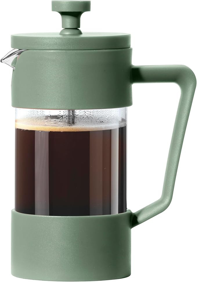 Oggi French Press Coffee Maker (12oz)- Borosilicate Glass, Coffee Press, Single Cup French Press,... | Amazon (US)