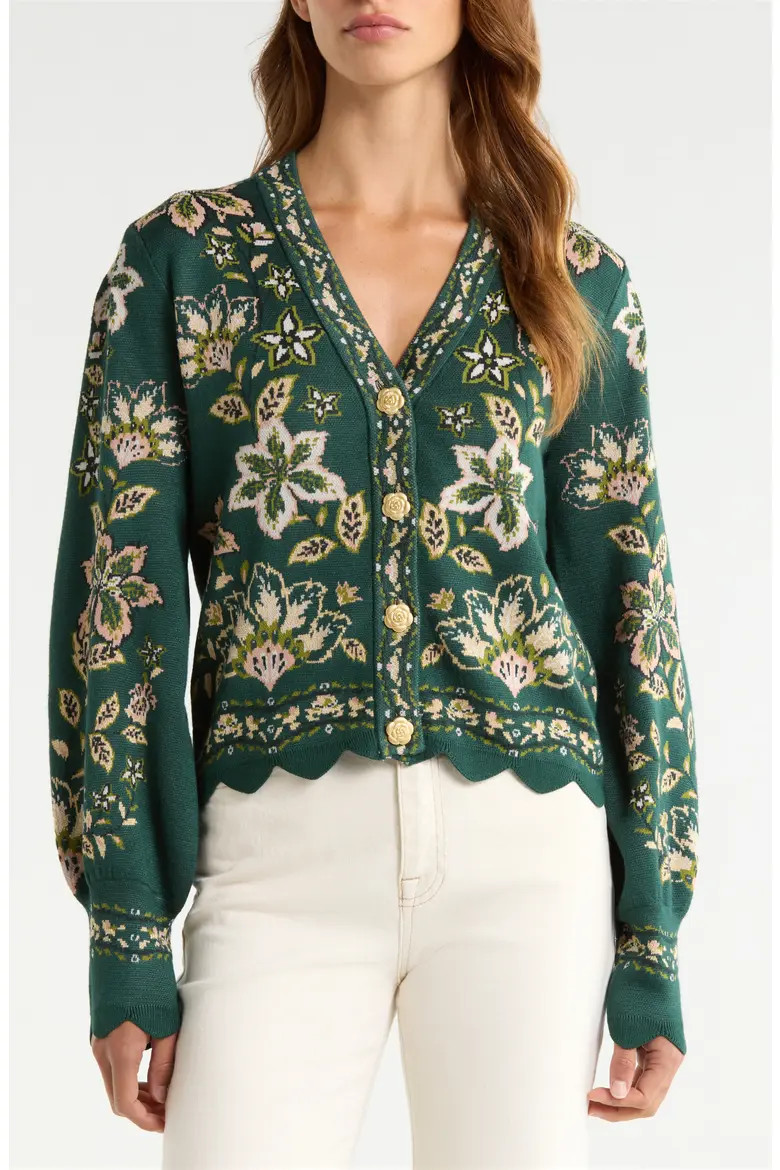 Garden Delight Button-Up Cardigan (Women) | Nordstrom | Nordstrom