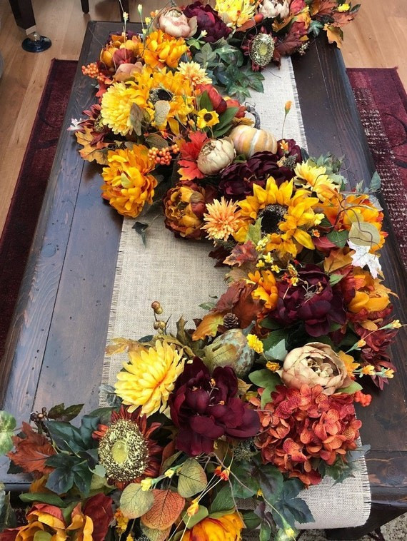 Luxury Fall Garland Mantel Garland Harvest Garland | Etsy (US)