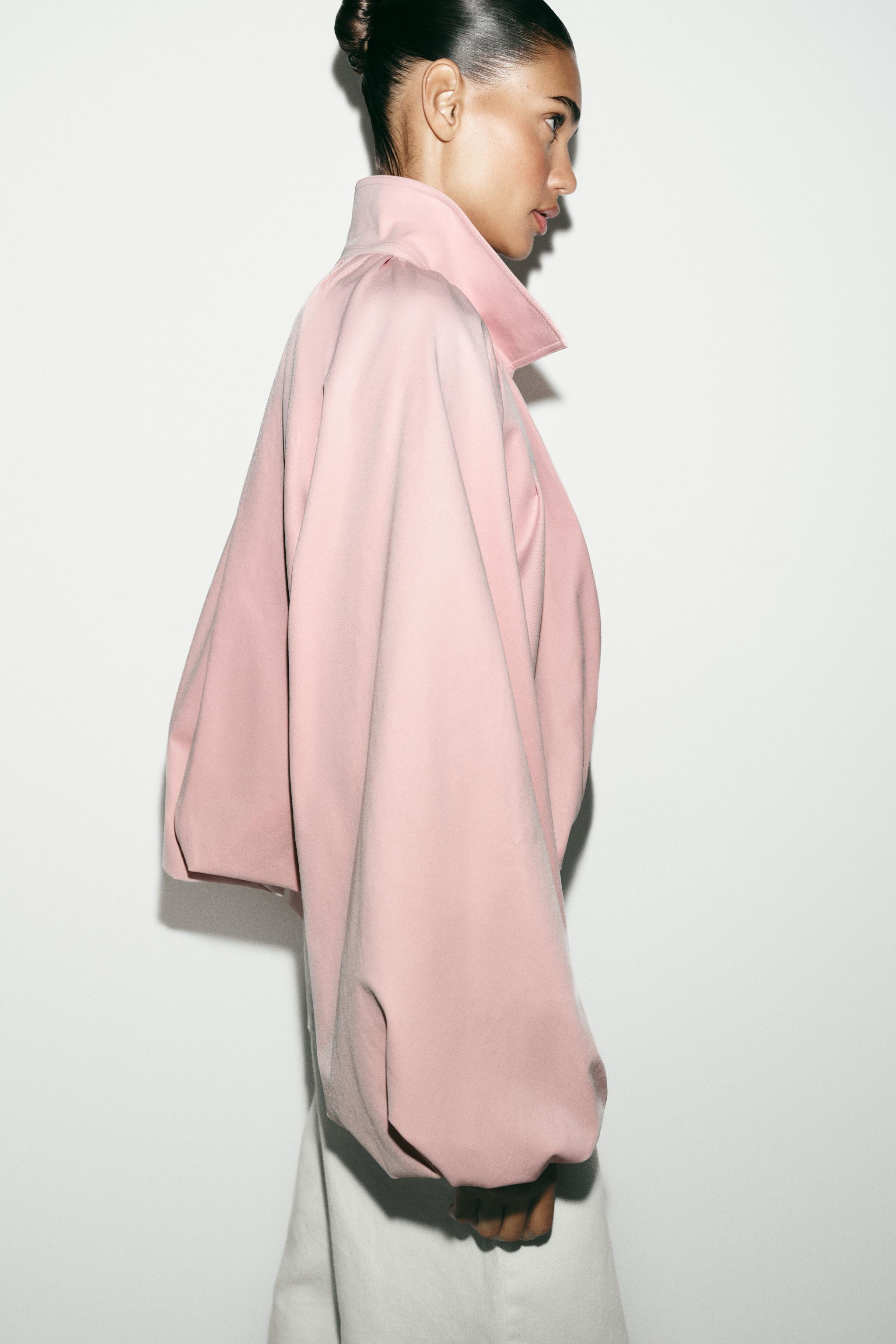 PUFF SLEEVE BOMBER JACKET | Zara US