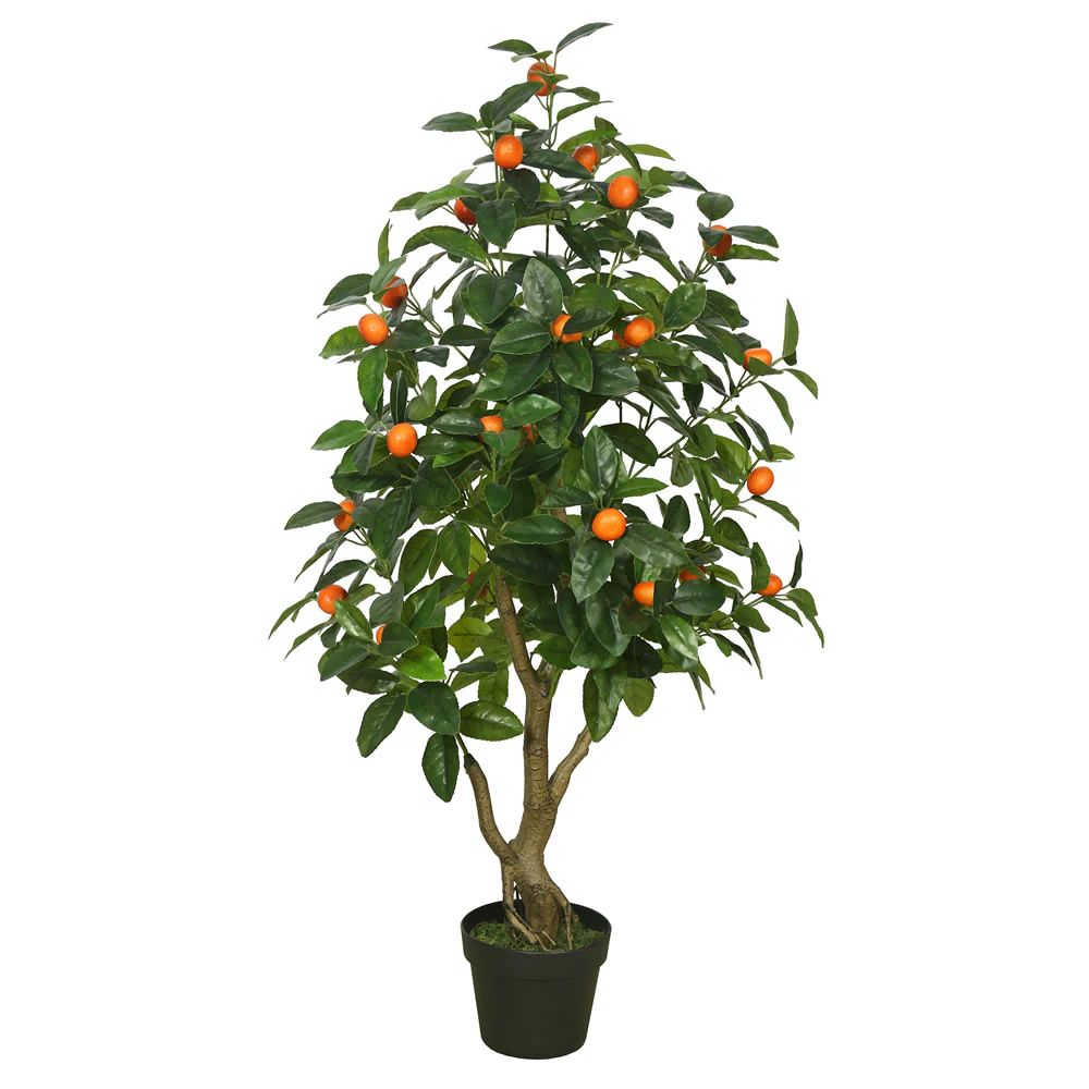 4' Potted Faux Orange Tree | Modern Locke