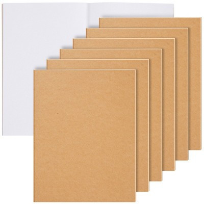 Paper Junkie 6 Pack Large Bulk Sketchbook Journals, Blank Books Notebooks for Kids, Students, Office Supplies (8.5x11 In) | Target