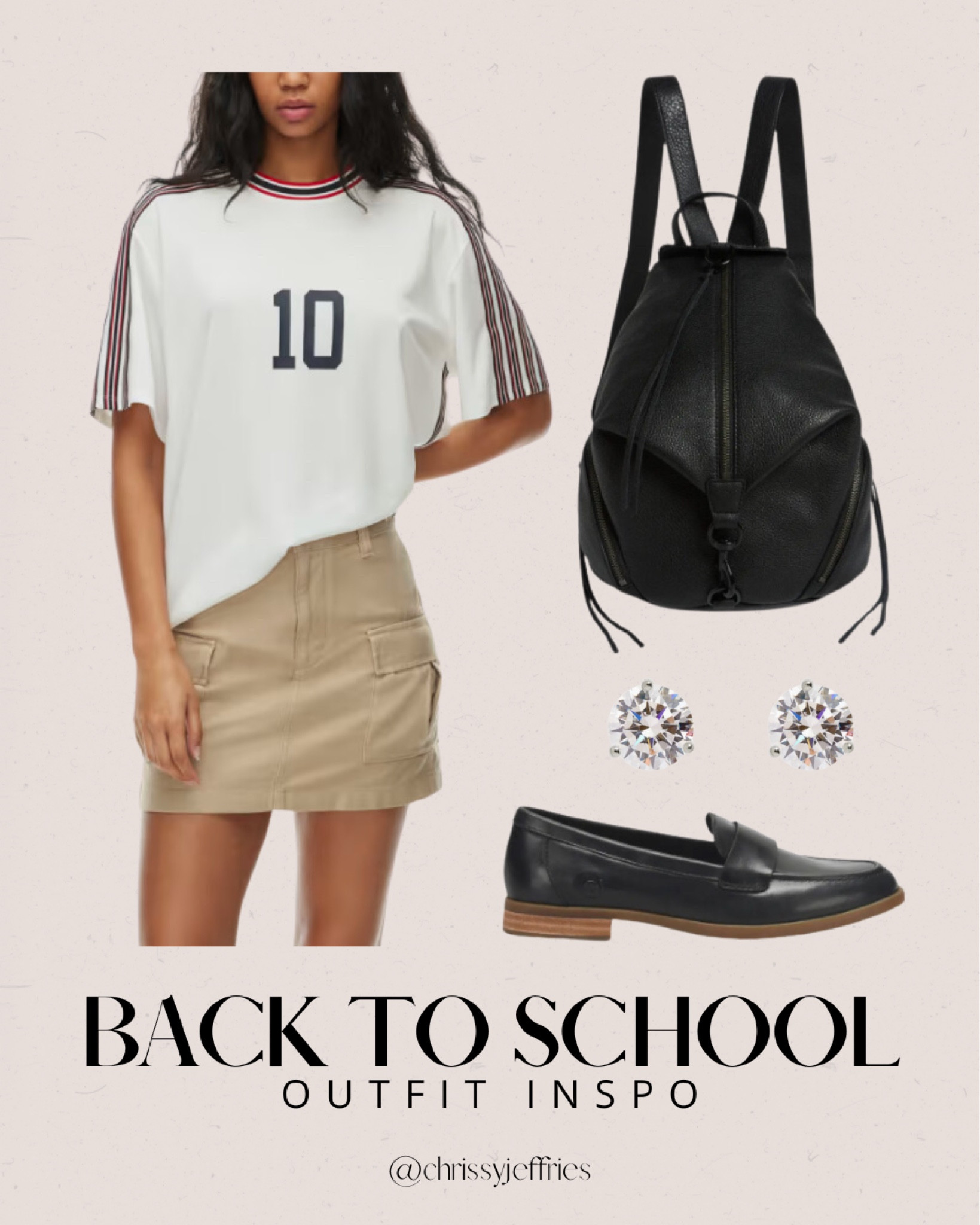Elevate your back-to-school style with this trendy outfit! Featuring a cozy striped crop top, high-waisted jeans, and a chic backpack, this look is perfect for making a fashion statement on campus. Pair it with white sneakers and simple accessories for a complete, effortless look. Stay comfortable and stylish all day long! 

#BackToSchoolOutfit #CampusFashion #TrendyLooks #StudentStyle #ChicOutfits

#LTKsummer #LTKworkwear