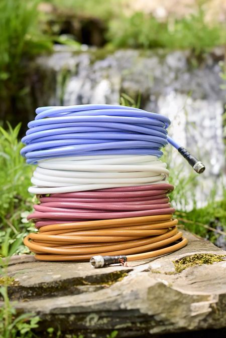 Introducing Terrain's premium garden hose, a perfect blend of style and functionality designed for patio gardens. This remarkably lightweight hose is engineered to resist kinks, cracks, and leaks, ensuring a hassle-free watering experience. Crafted in the USA from toxin-free polyurethane and featuring rust-proof, chrome-plated, lead-free brass fittings, it's safe for both people and pets to drink from the spout.

**Key Features:**
- **Toxin-Free Construction**: Made from high-quality polyurethane, free of BPA, lead, and phthalates.
- **Durable Fittings**: Chrome-plated, lead-free brass fittings ensure longevity and resistance to rust.
- **Optimal Flow Rate**: Delivers 4-5 gallons per minute for efficient watering.
- **Lightweight Design**: Weighs only 6.6 lbs., making it easy to maneuver.
- **Perfect Sizing**: 7/16" interior diameter, ideal for patio gardens.
- **Vibrant Colors**: Available in a rainbow of colors to match any garden aesthetic.

Elevate your gardening experience with this slim, durable hose, designed for both beauty and performance. Order now and enjoy the peace of mind that comes with superior quality and safety.

#LTKHome #LTKSaleAlert #LTKSeasonal

#LTKSummerSales