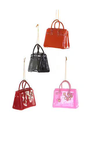 Set Of 4 Luxury Bag Ornaments | Revolve Clothing (Global)