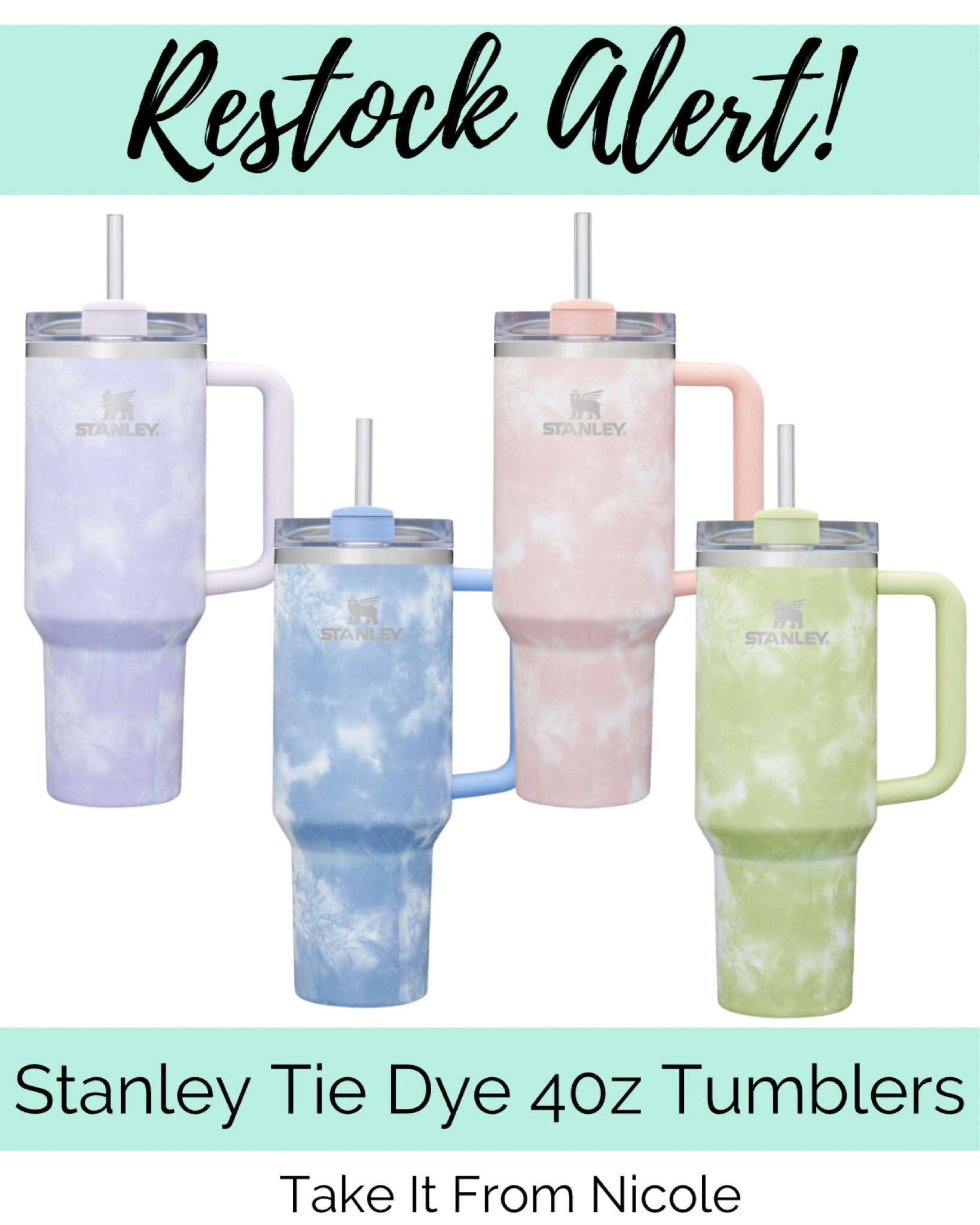 Alert! New Stanley colors released today at target and the tie-dye is , Stanley 40 Ounce Tumbler