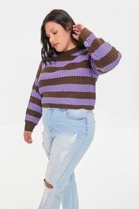 Plus Size Striped Sweater | Forever 21 (US)