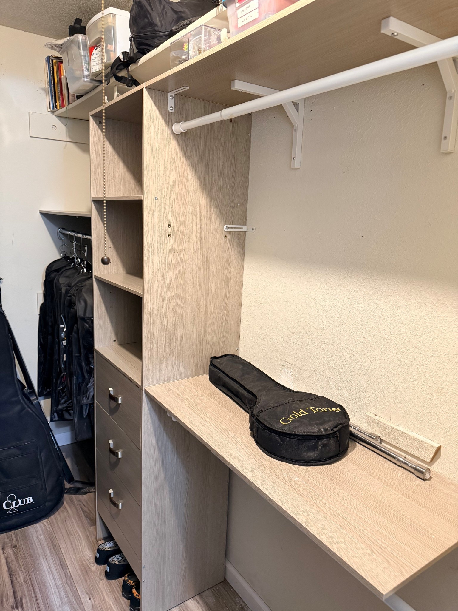 So excited about my new #closetsystem to organize my closet.  I have so much more storage which gives me more open space.  #organization #homeorganization #storage #newhome #giftideas 

#LTKWedding #LTKHome #LTKFamily