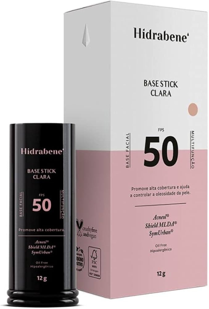 Hidrabene Base Stick Clara - 12 g | Amazon (BR)
