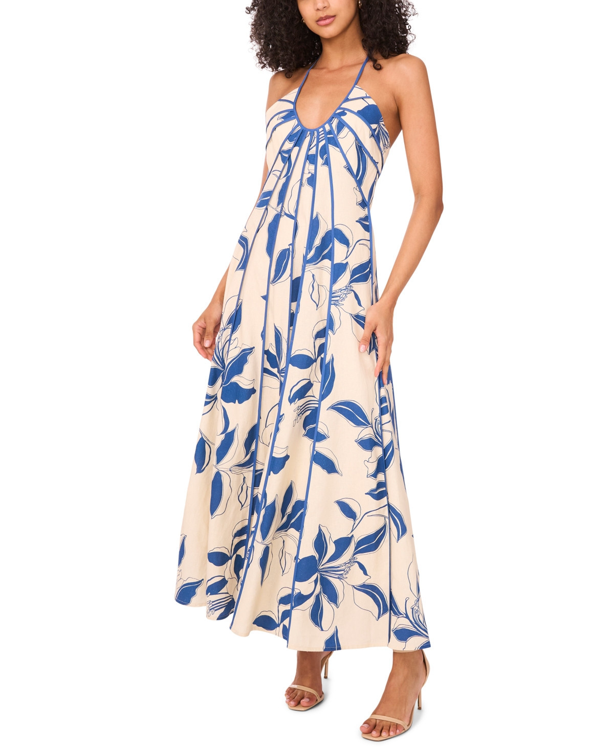 Parker Women's Novia Scoop Neck Dress - Denim | Macy's