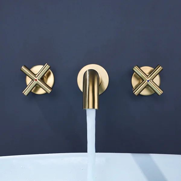 Wall Mounted Bathroom Faucet with Drain Assembly | Wayfair North America