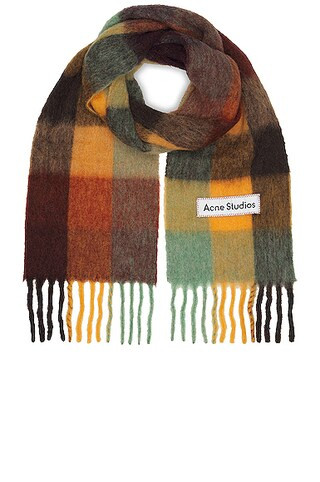 Acne Studios Valley Scarf in Brown | FWRD 