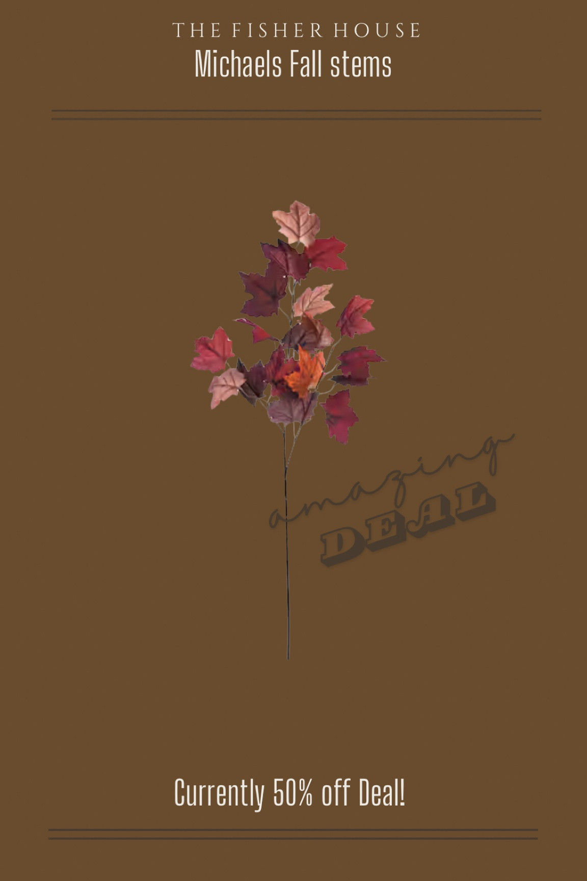 These fall stems are MASSIVE & currently 50% off! 

#michaels #fallstems 

#LTKStyleTip #LTKHome #LTKFallSale