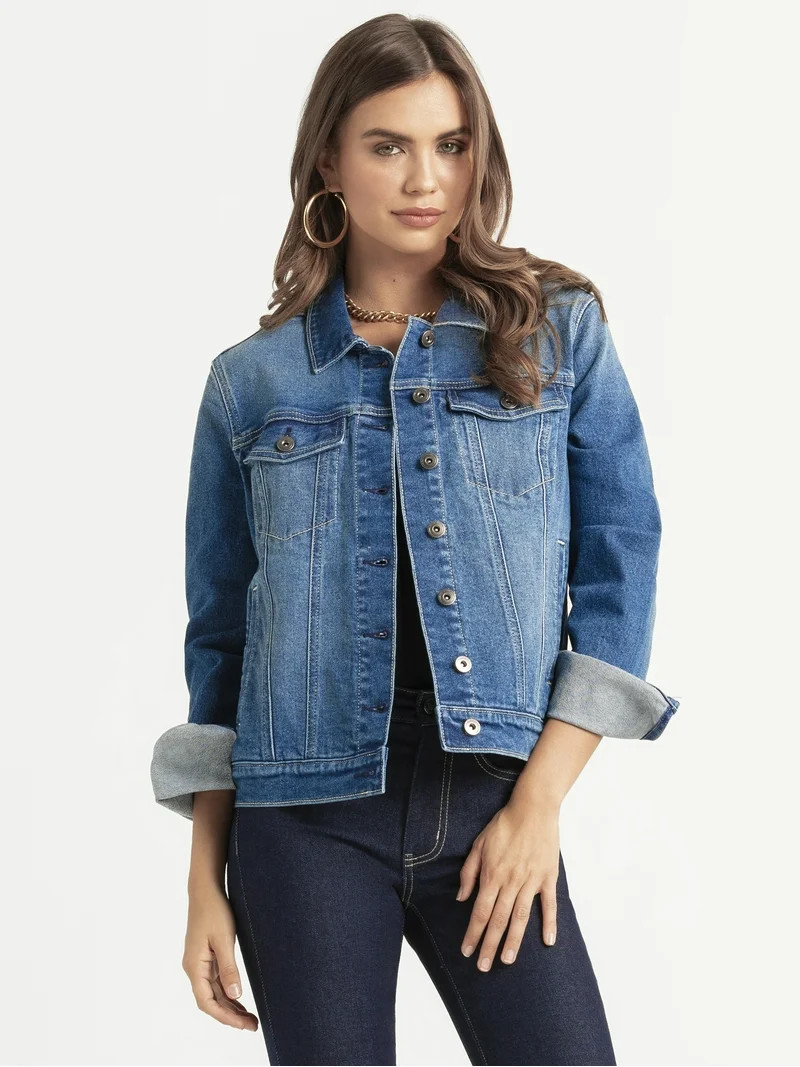 Jessica Simpson Women's Reagan Relaxed Jacket, Sizes XS-XL | Walmart (US)