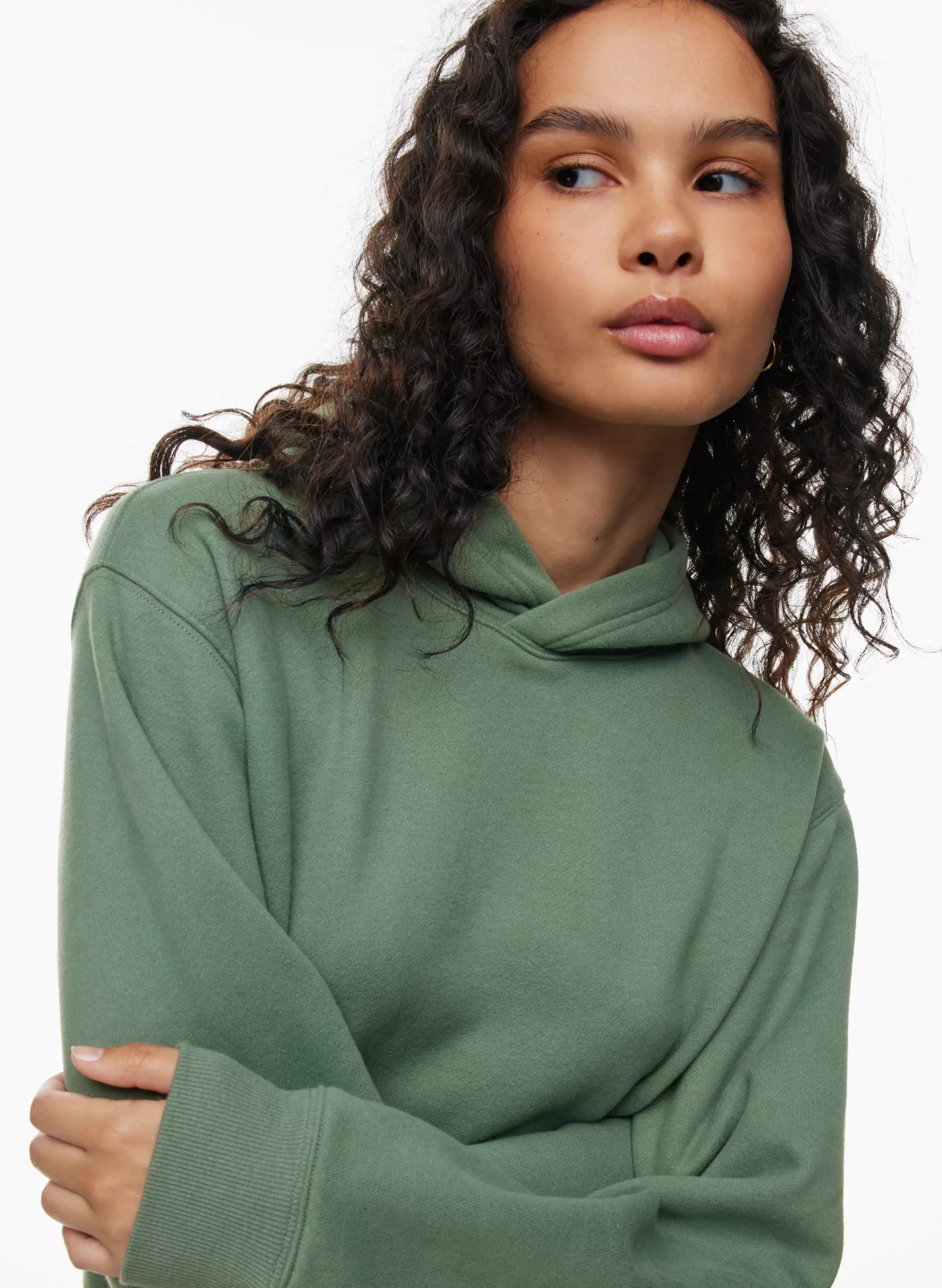 COZY FLEECE PERFECT HOODIE | Aritzia