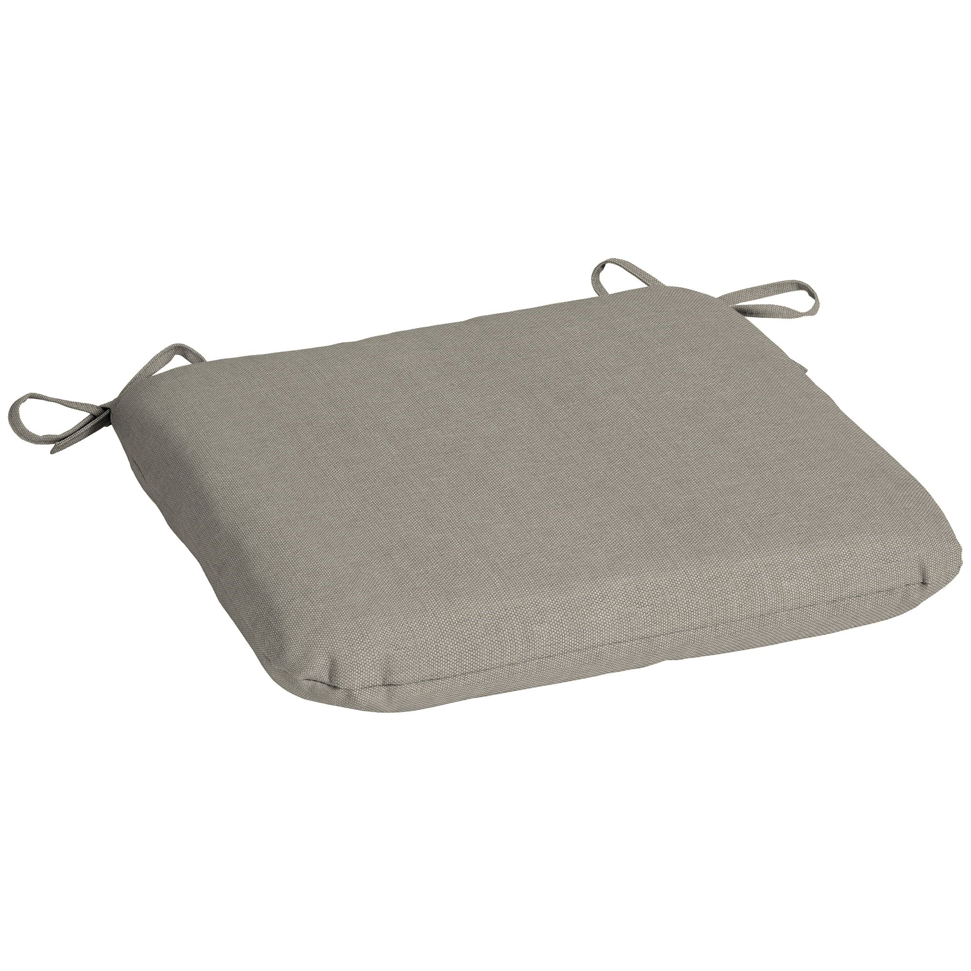 Mainstays Solid Tan 17 in. W x 15.5 in. L Outdoor Patio Seat Pad | Walmart (US)