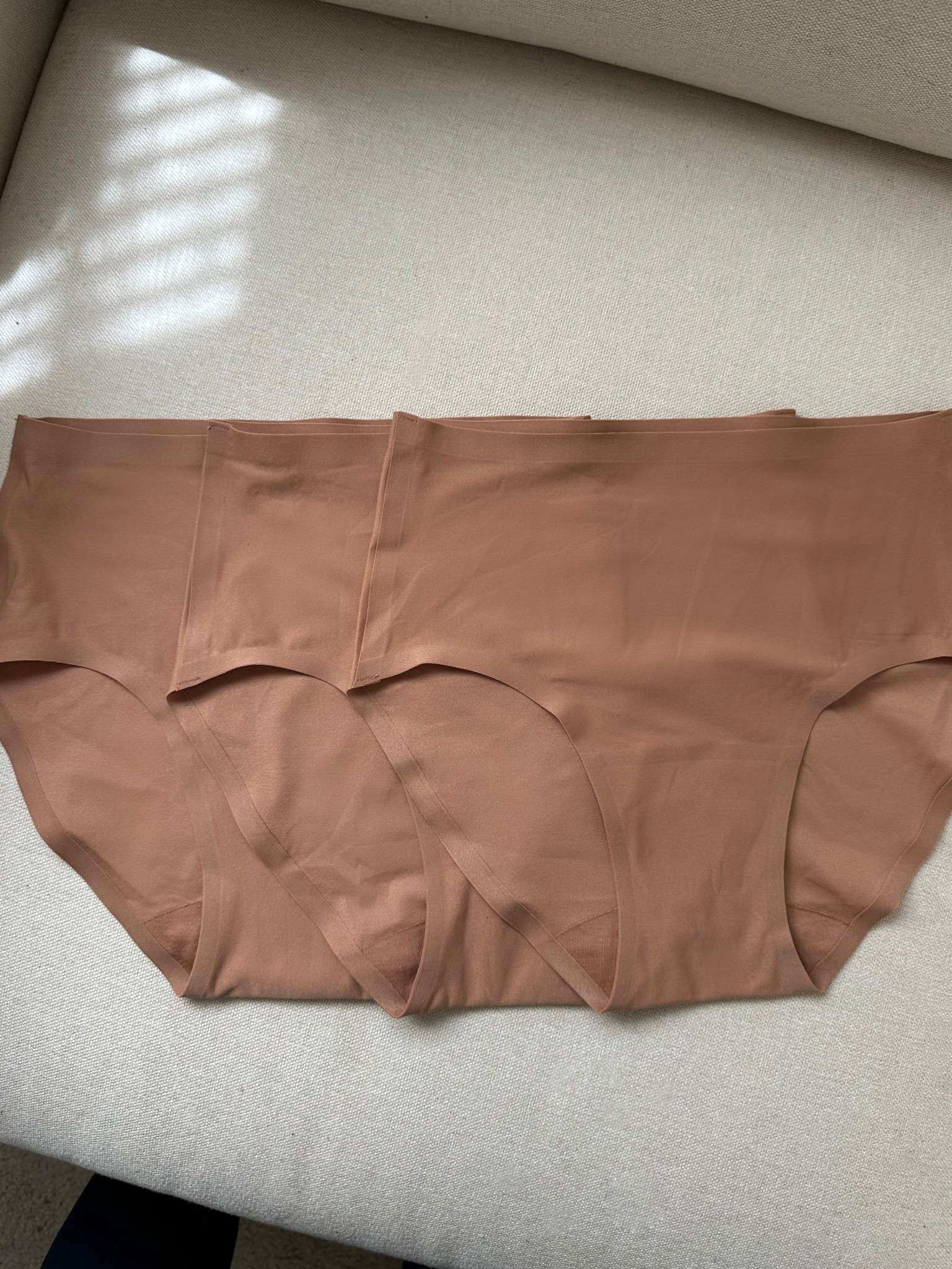 Bought the Chantelle undies part of the nsale after seeing them so highly recommended— but they didn’t work for me! Squeezed my butt (and I don’t even have one lol). My fave are the neiwai briefs! Just a reminder that what works for one person may not work for you! 