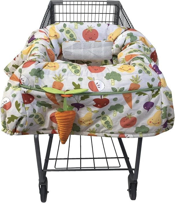 Boppy Shopping Cart & High Chair Cover, 360 Padded Baby Seat Cover & Toy | Amazon (US)