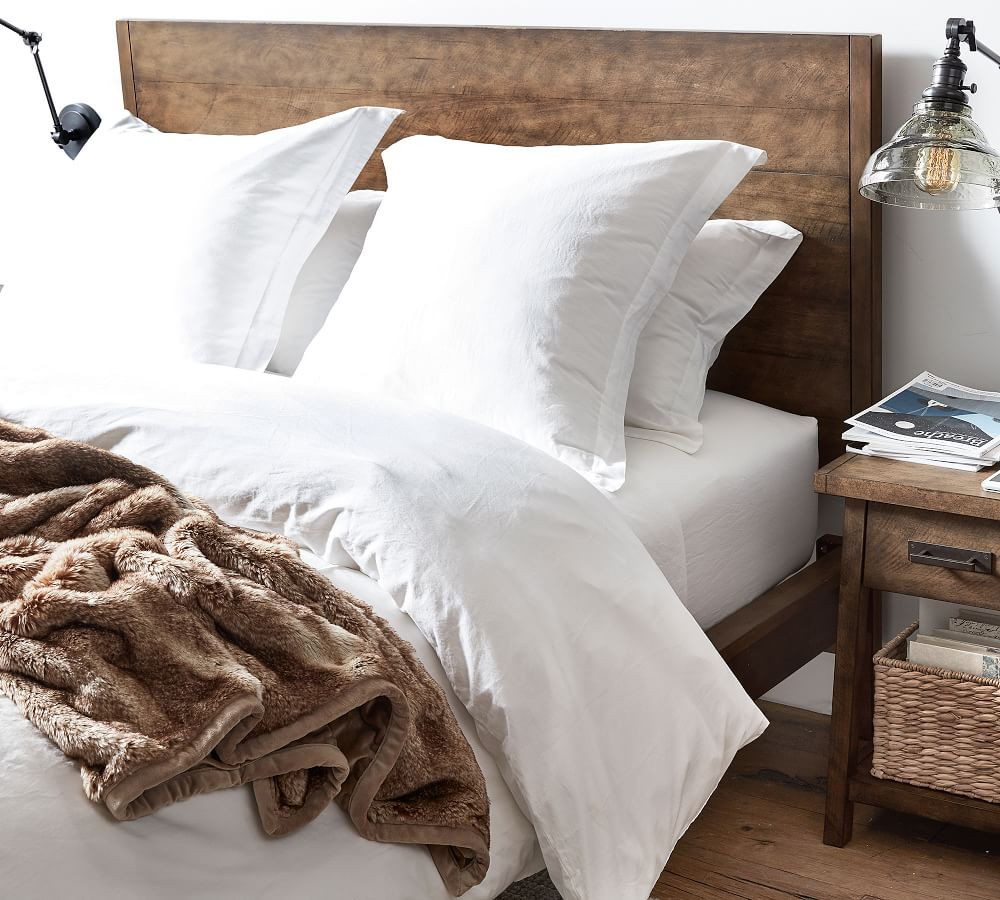 Essential Sateen Duvet Cover | Pottery Barn (US)