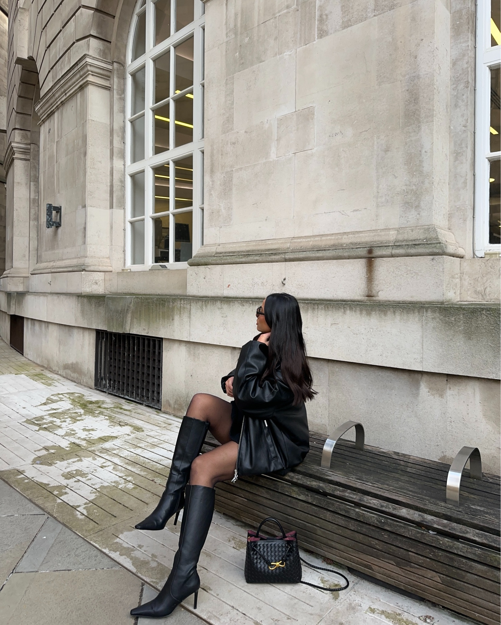 🏷️ Zara boots, black knee high boots, represent bomber, faux leather bomber, leather bomber, Zara, asos 

#LTKuk #LTKeurope #LTKFashionMonth