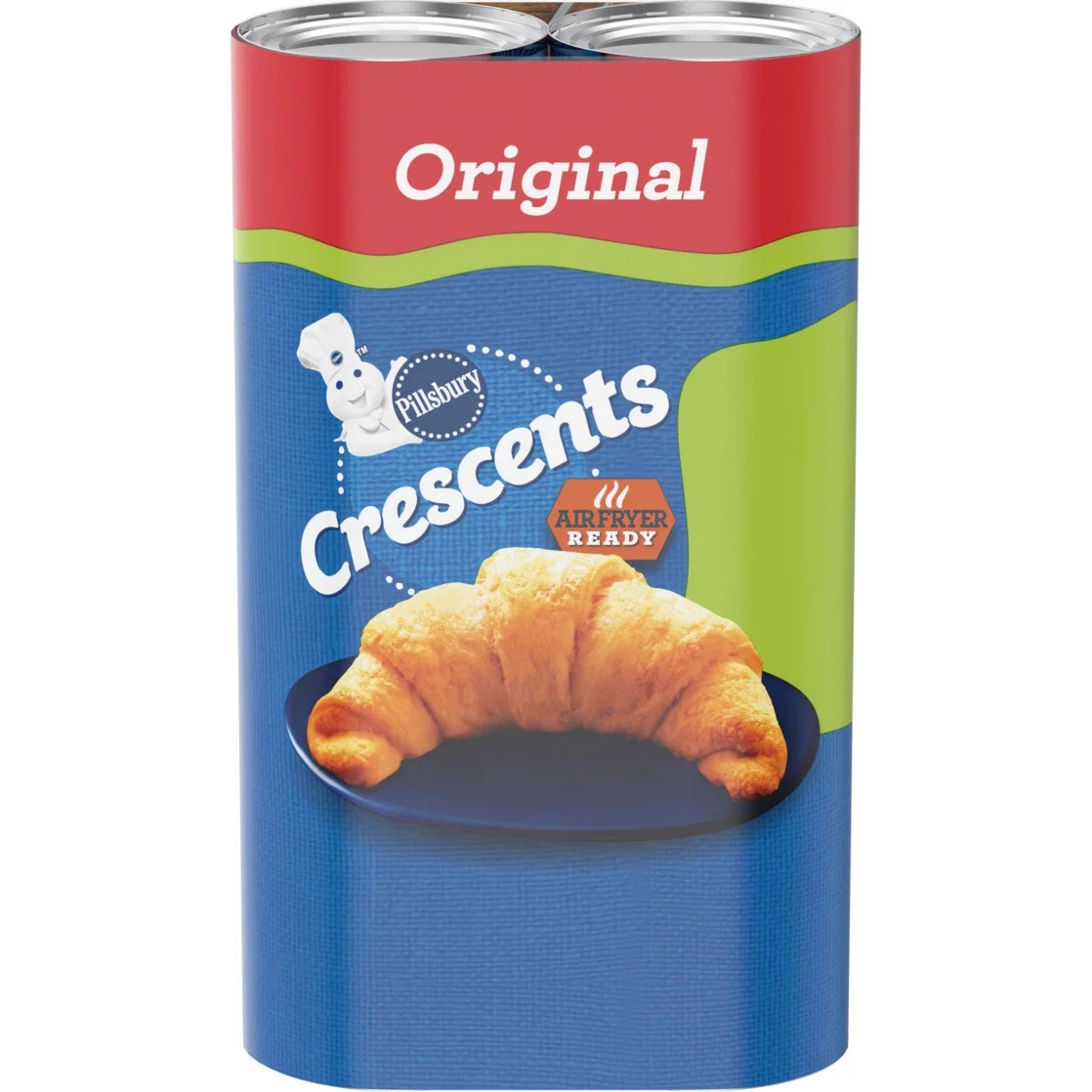 Pillsbury Original Crescent Rolls, Dough, 2 Pack, 16 Rolls, 16 oz | Walmart (US)