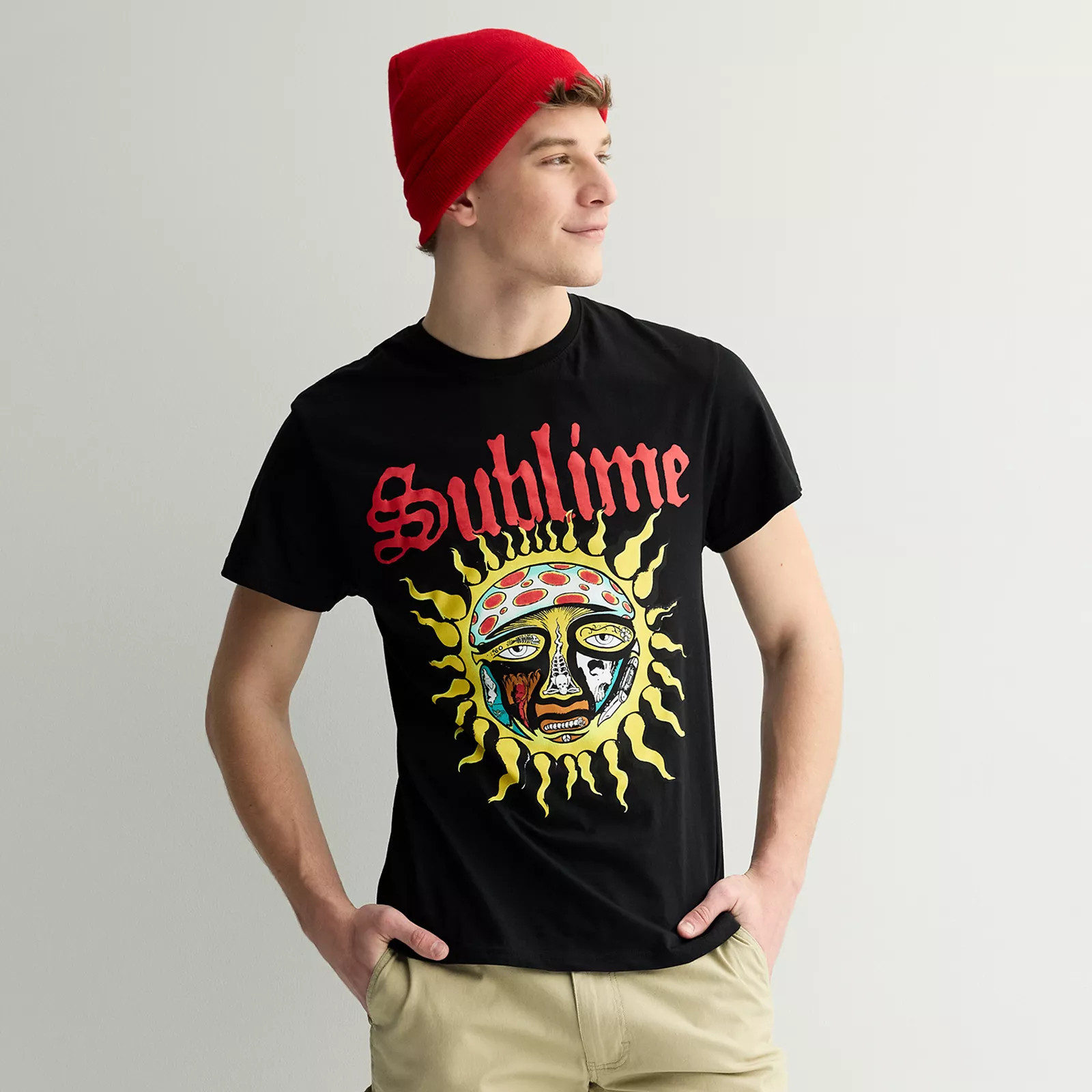 Men's Sublime Sun Logo Graphic Tee, Size: XXL, Black | Kohl's