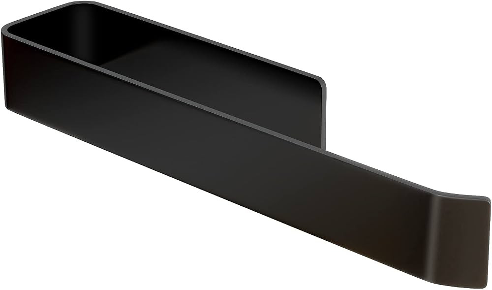 Vista SUS304 Self-Adhesive Towel Holder Black 25 cm Stainless Steel Towel Holder No Drilling Hang... | Amazon (UK)