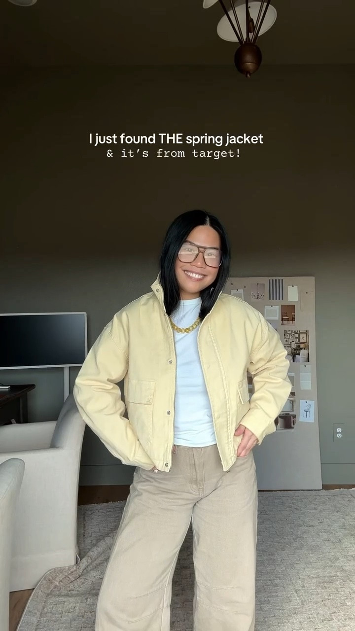 POV: You find THE spring jacket!! & it’s from Target!! 💛

#targetfashion #targetfinds #springfashion 

#LTKSeasonal #LTKootd