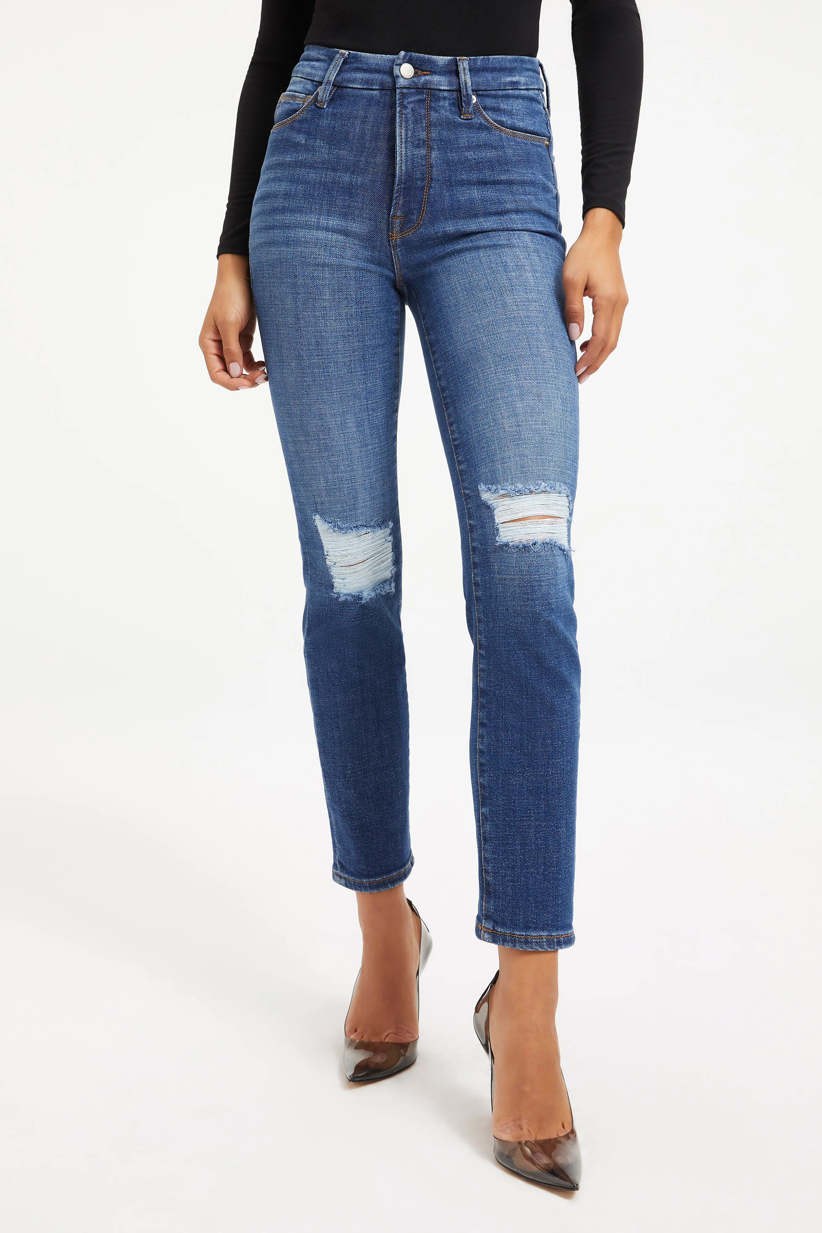 GOOD CLASSIC JEANS | INDIGO207 | Good American