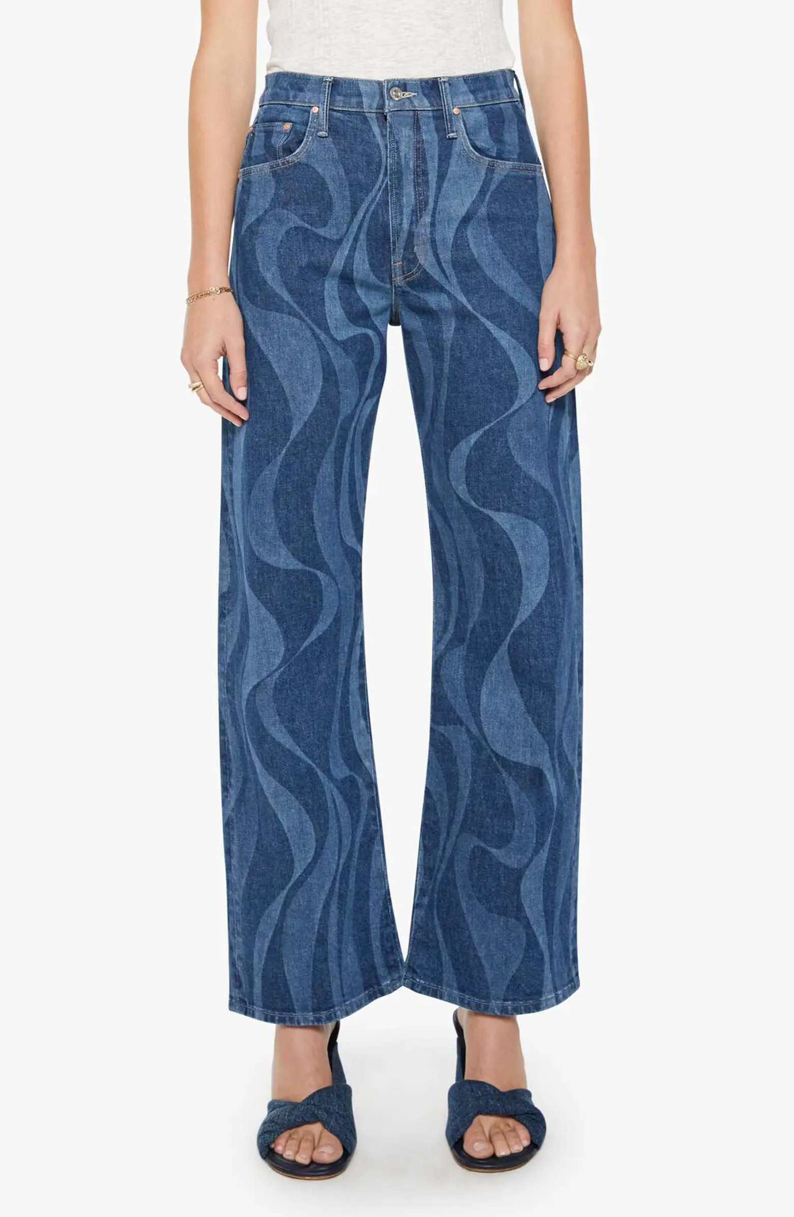 MOTHER The Lasso Sneak Wide Leg Jeans | Nordstrom | Nordstrom