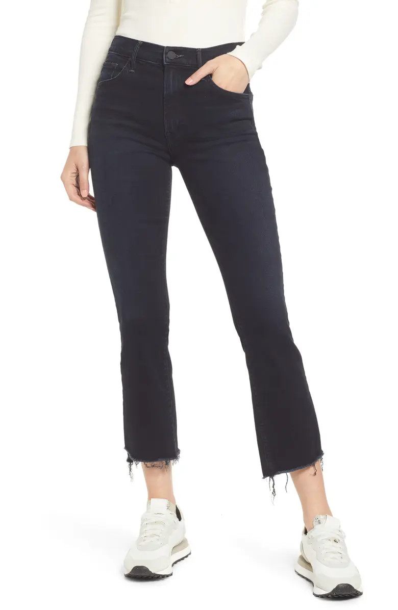 The Insider Crop Fray Step Hem Jeans | Nordstrom