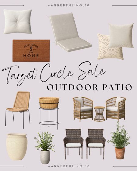 Outdoor patio home finds from target. Target circle sale finds for your outdoor patioo

#LTKsalealert #LTKhome #LTKxTarget