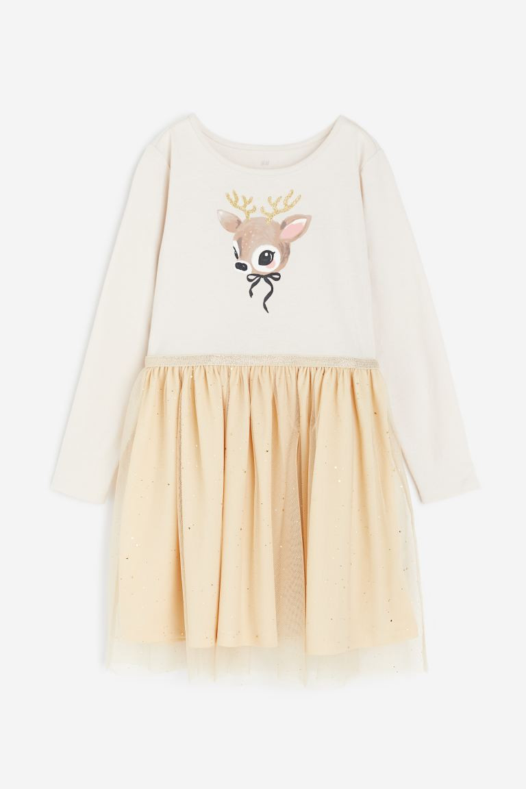 Tulle-skirt Jersey Dress | H&M (US + CA)