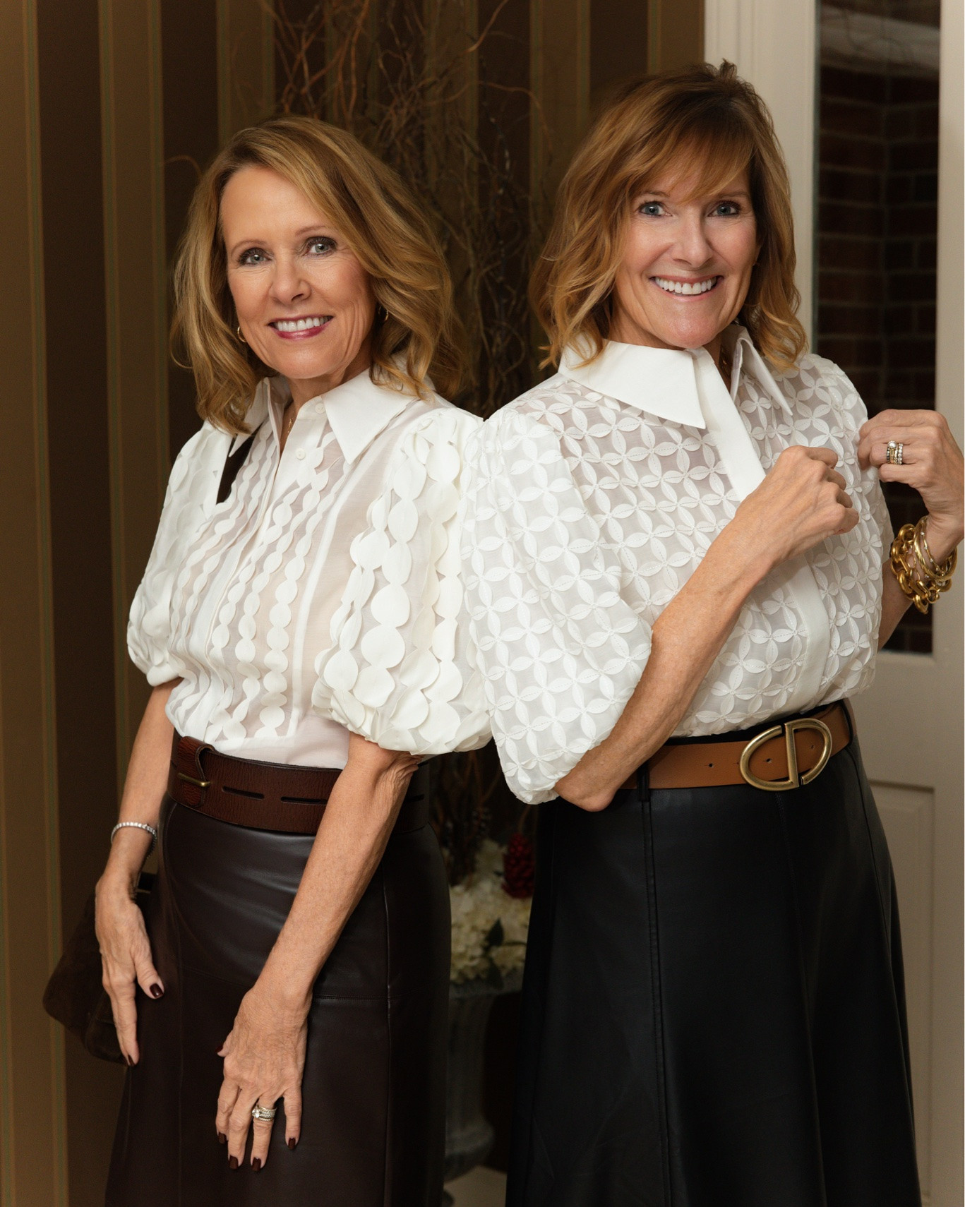 Faux leather is having a moment right now whether it is skirts, pants or jackets!
Easy to style whether you are dressing casual or going out!
Today we are featuring a few faux leather skirts we like with white blouses…easy  to put together when you simply don’t have the time to worry about it. 
We have linked some great white tops for you!

#LTKOver40 #LTKgrwm #LTKWorkwear