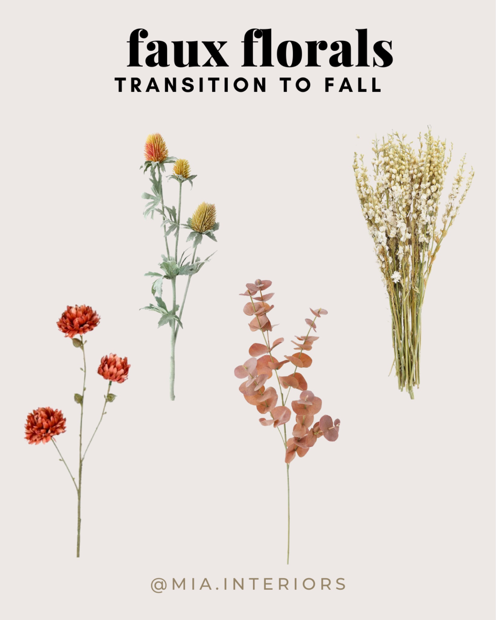 Faux florals to start the transition into fall!

#fauxflorals #fallflorals #falldecor #fauxstems #florals

#LTKHalloween #LTKSeasonal #LTKhome