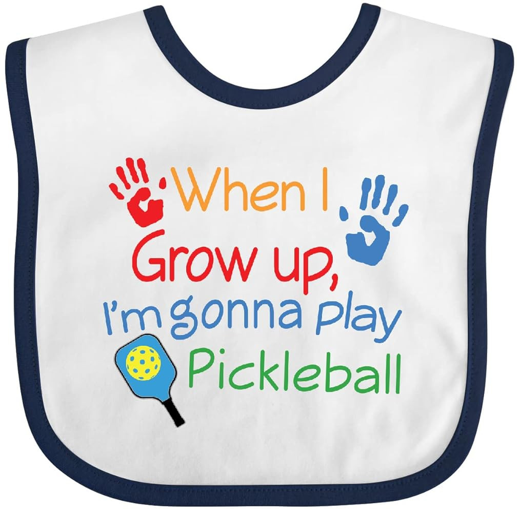inktastic Future Pickleball Player Baby Bib | Amazon (US)