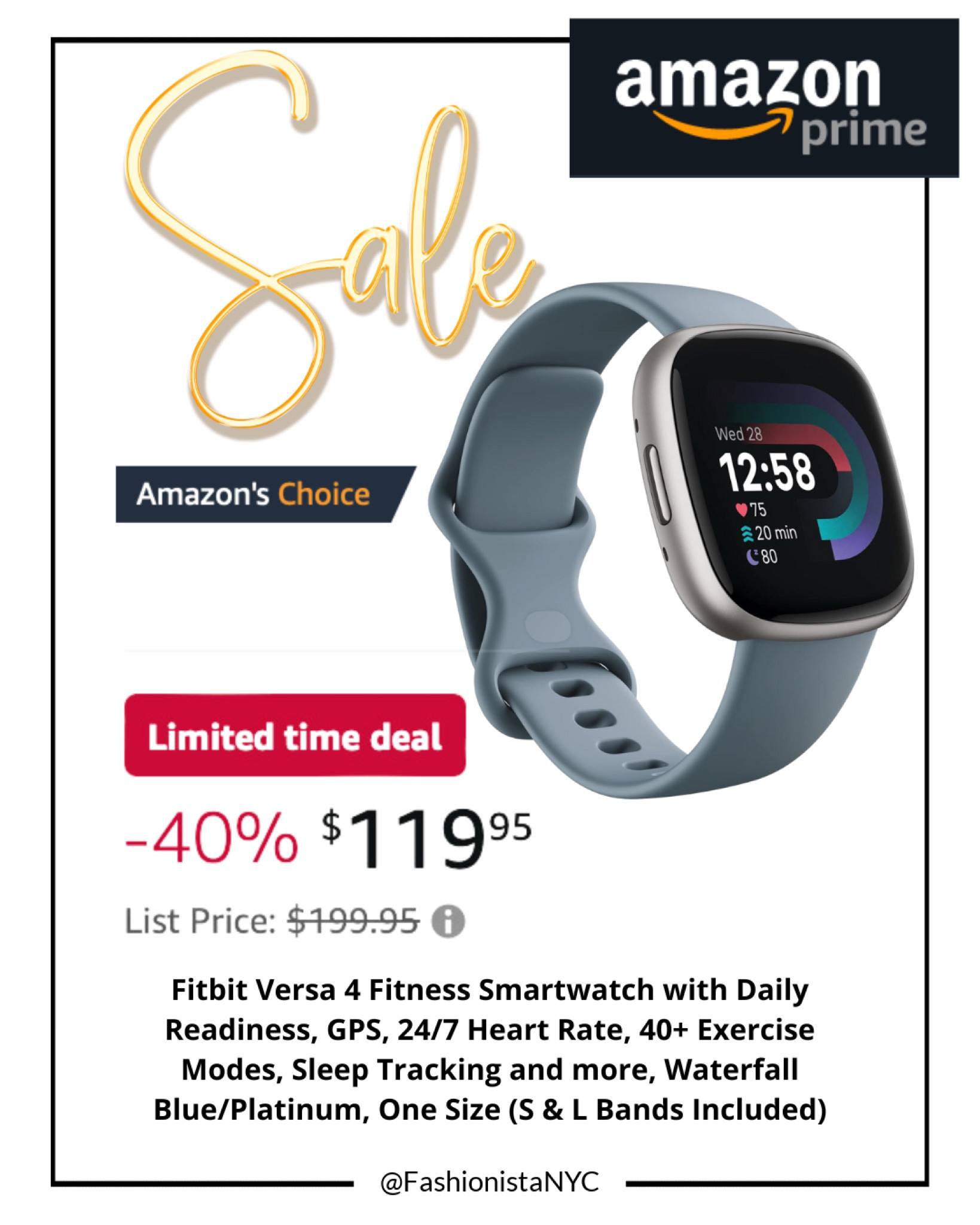 Finally !!! The FITBIT on SALE now at Amazon!!! Hurry - Might sell out 


#LTKGiftGuide #LTKSaleAlert #LTKHoliday