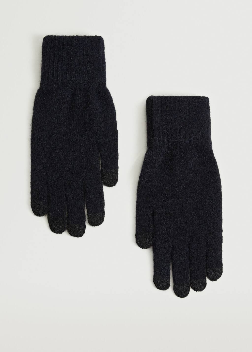 Touchscreen knitted gloves | MANGO (US)